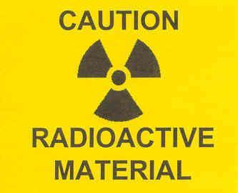 Caution radioactive material